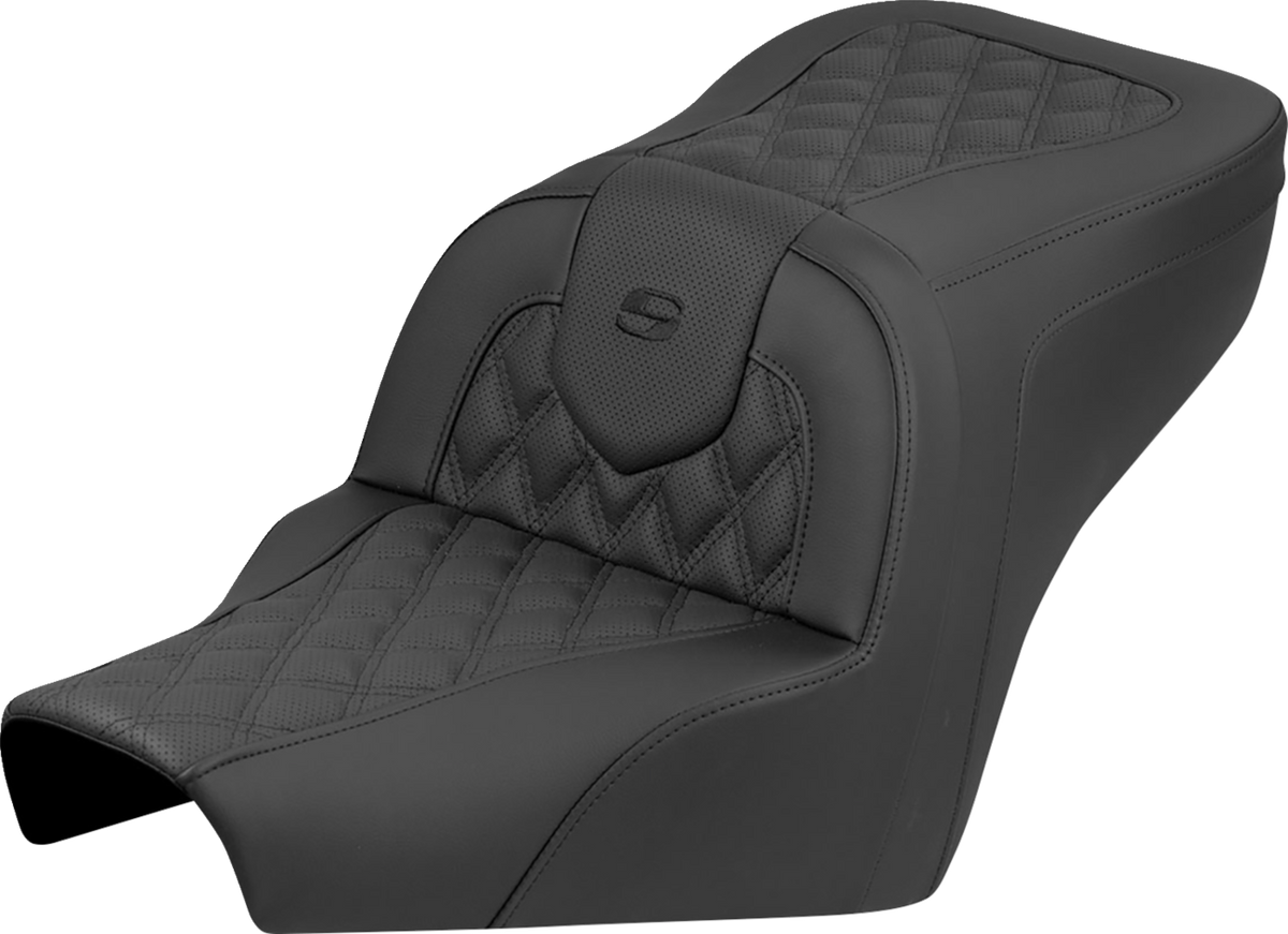 Roadsofa™ Seat - Lattice Stitch - No Backrest - BMW R18 '22-'25