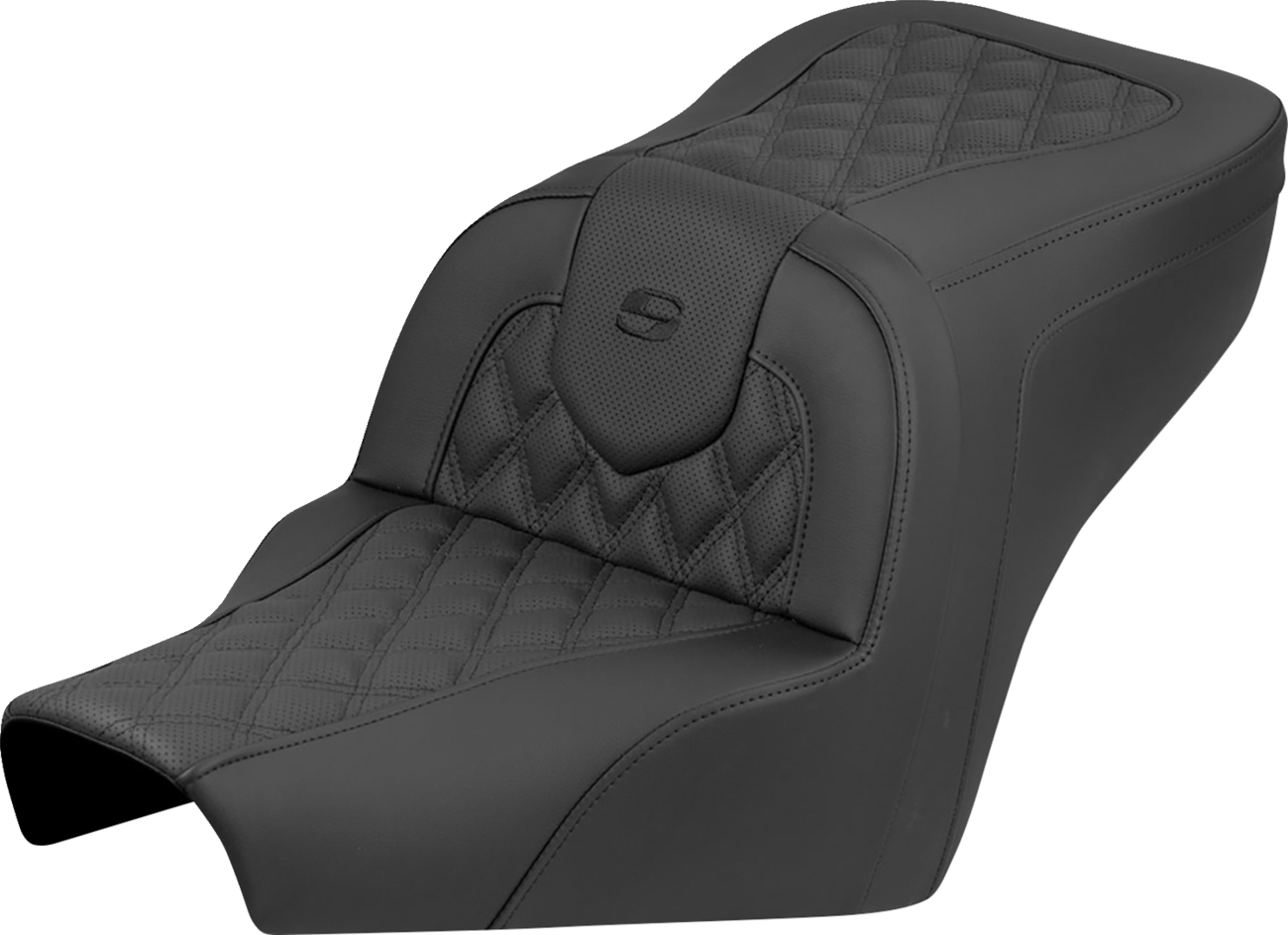 Roadsofa™ Seat - Lattice Stitch - No Backrest - BMW R18 '22-'25