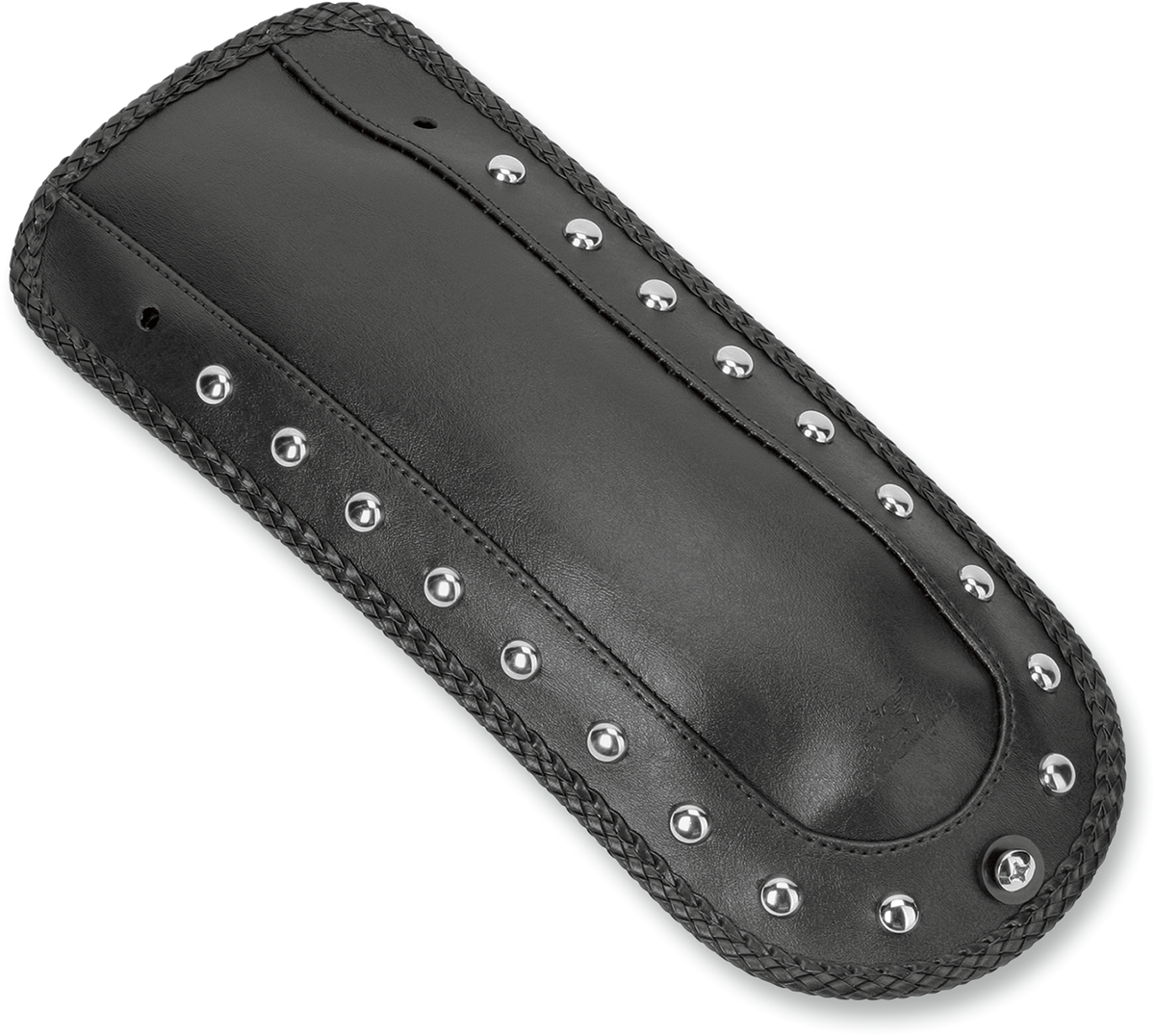 Fender Bib - Smooth Chrome-Studded - Black - HD Softail