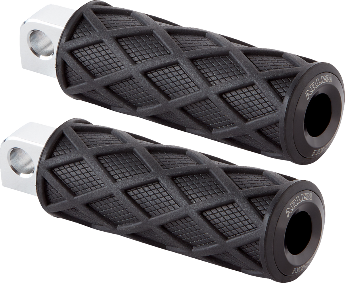 Diamond Foot Pegs - Passenger - Black