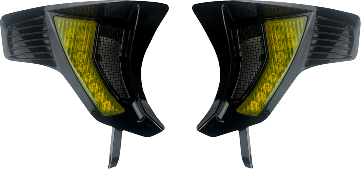 Shark Demon® Turn Signal Vents - Yellow Lens