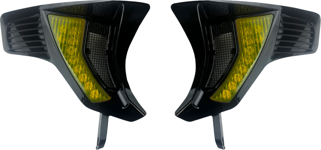 Shark Demon® Turn Signal Vents - Yellow Lens