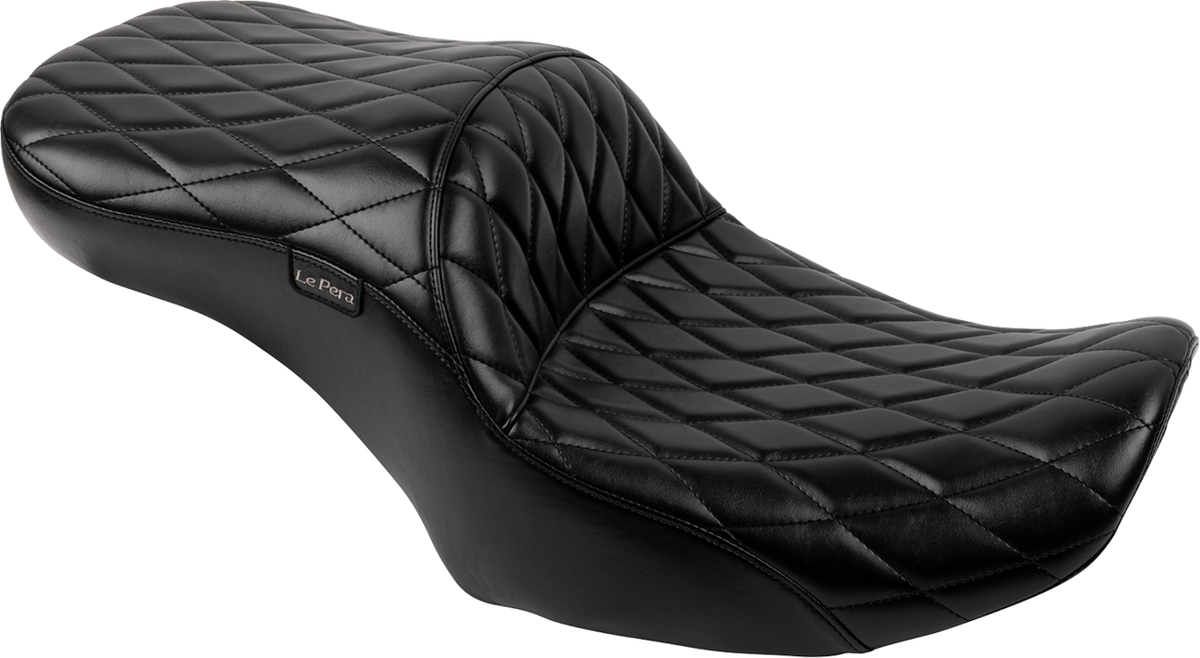 Maverick Seat - Without Backrest - Diamond Stitch - Black - FLH/FLT '23-'25