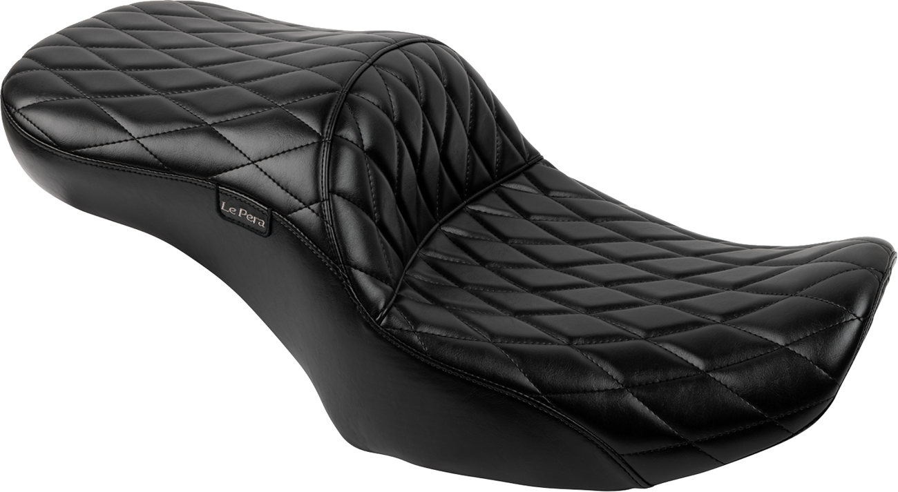 Maverick Seat - Without Backrest - Diamond Stitch - Black - FLH/FLT '23-'25