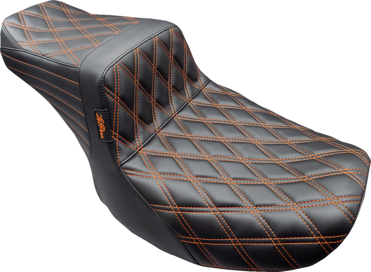 Tailwhip Seat - Burnt Orange Double Diamond Stitch - FLH/FLT '23-'25