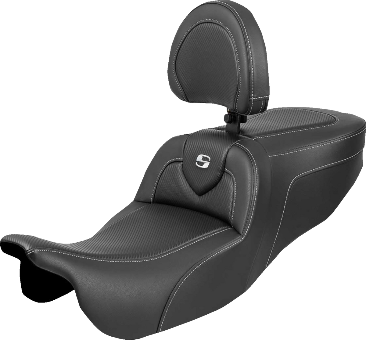 Roadsofa™ Seat - With Backrest - Carbon Fiber - FLRT/FLTRT '15-'25