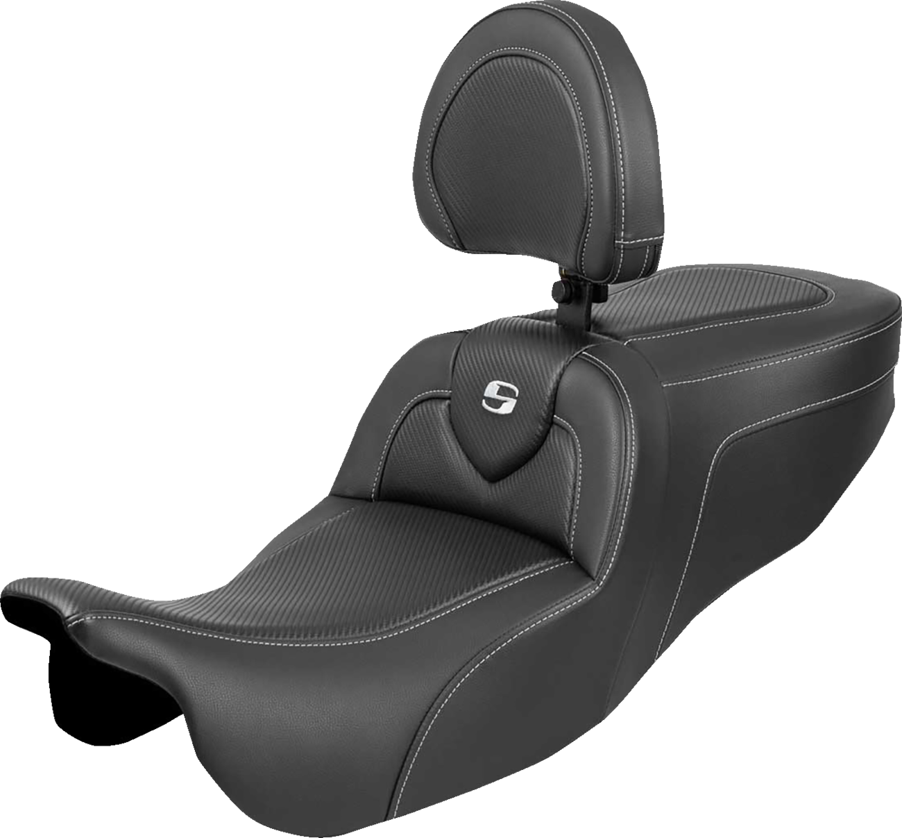 Roadsofa™ Seat - With Backrest - Carbon Fiber - FLRT/FLTRT '15-'25
