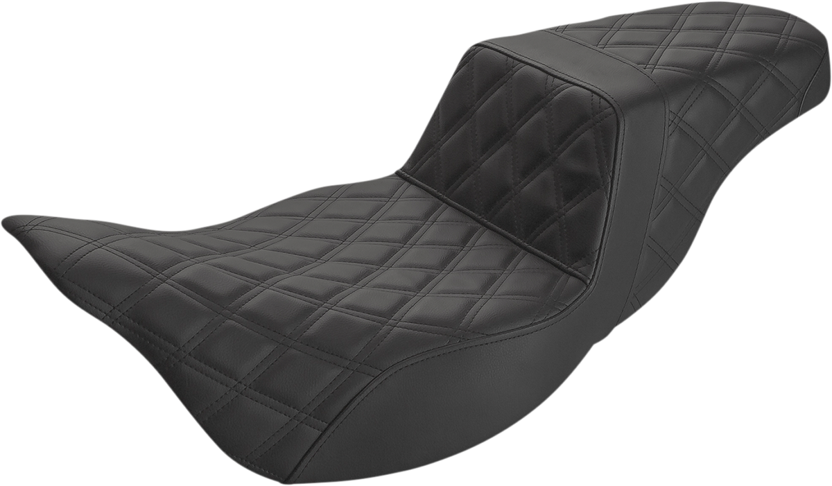Step-Up Seat - Extended Reach - Full Lattice Stitch - Black - FL '08-'24