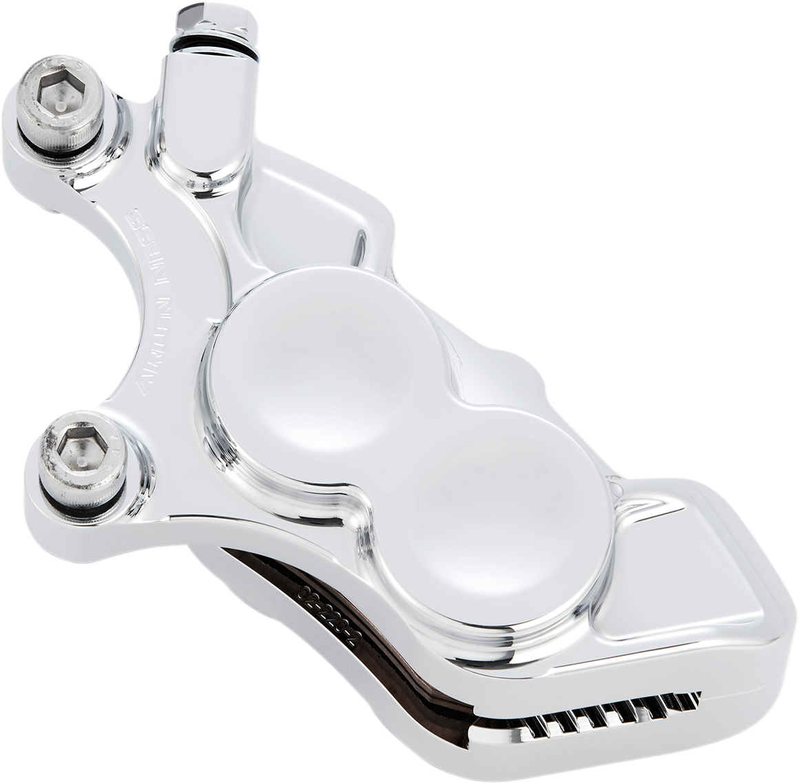 4-Piston Caliper - Front Right - 11.8" - Chrome