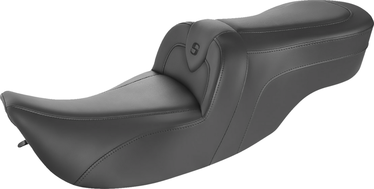 RoadSofa™ Seat - Without Backrest - Black W/ Black Stitching - FLH/FLT '97-'07