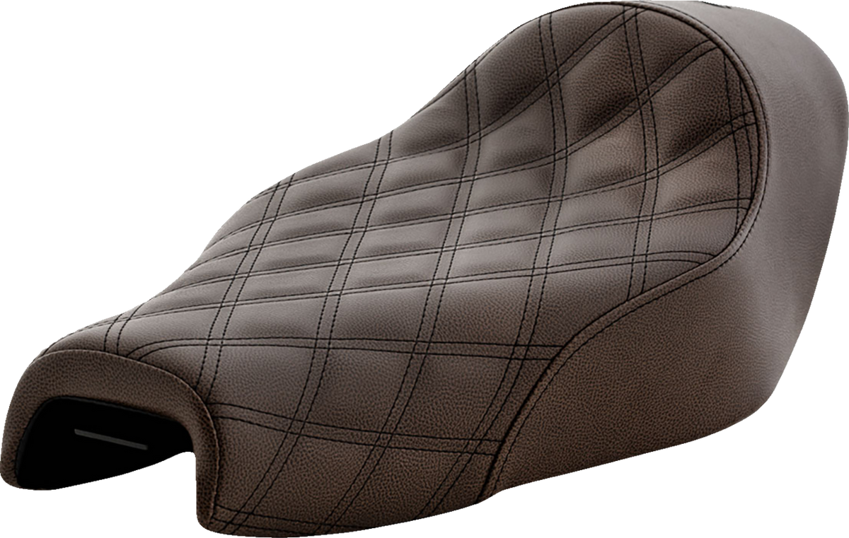 Renegade™ Solo Seat - Lattice Stitched - Brown - XL '04-'20