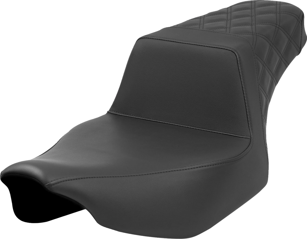 Step-Up Seat - Rear Lattice Stitch - Black - Extended Reach - FL '23-'24