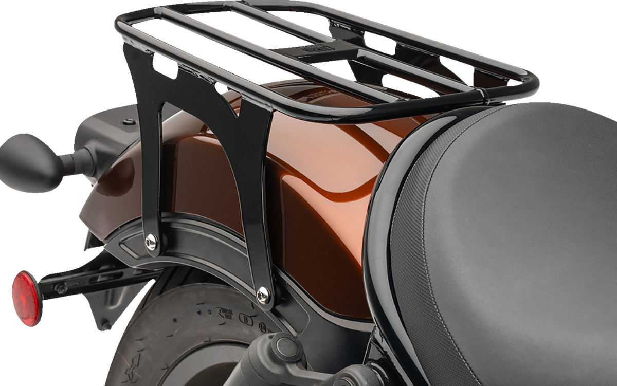 Solo Luggage Rack - Tube - Black - Rebel 1100