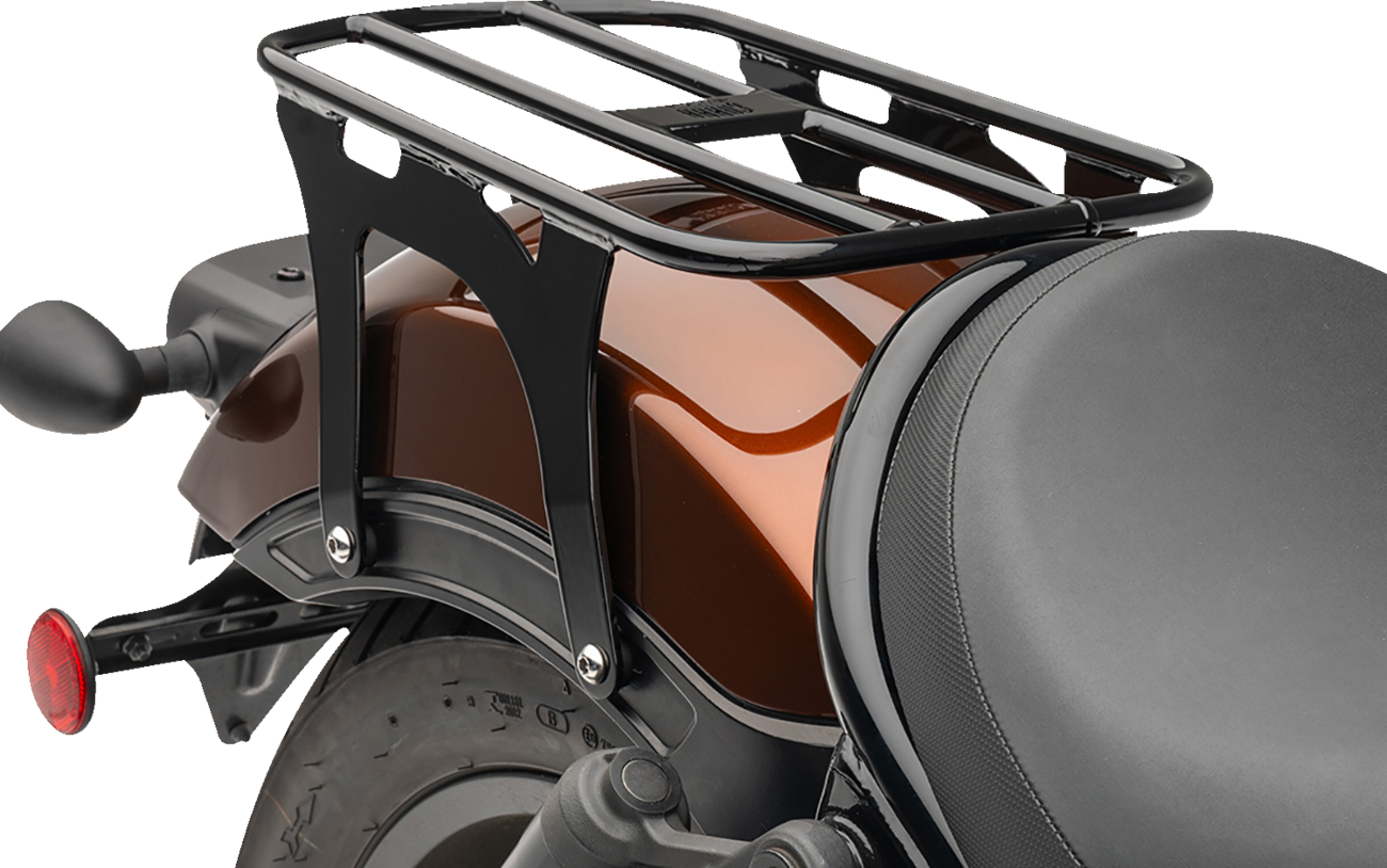 Solo Luggage Rack - Tube - Black - Rebel 1100