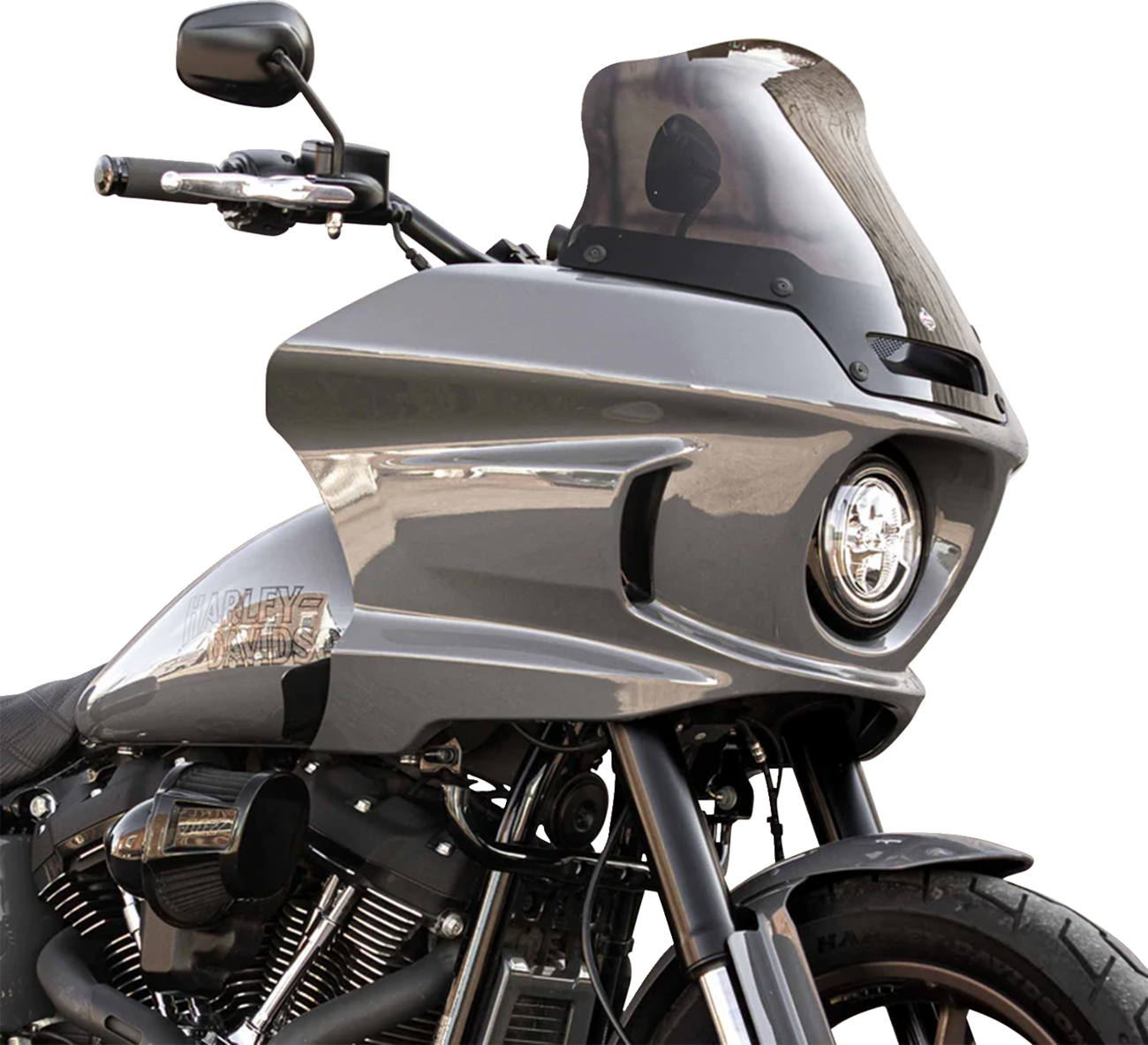 Kolor Flare® Windshield - 8" - Bronze - '22-'25 FXLRST