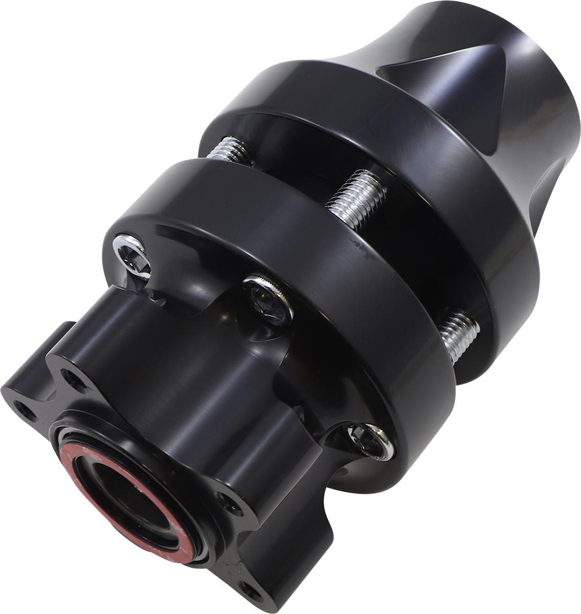 Hub - Cartridge - Front/Single Disc - Black - '08-'25 Touring/Trike