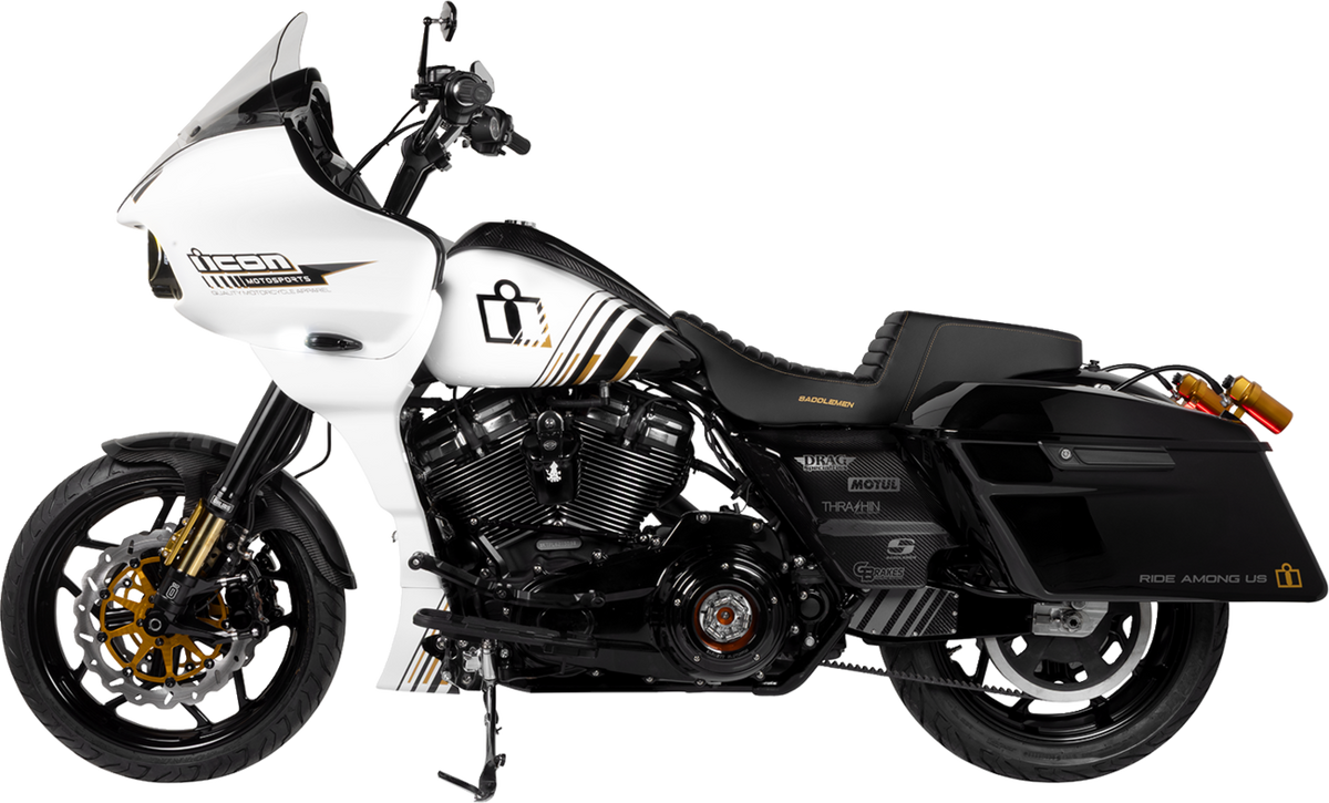Step-Up Seat - Front Tuck-N-Roll - Black - FL '08-'24