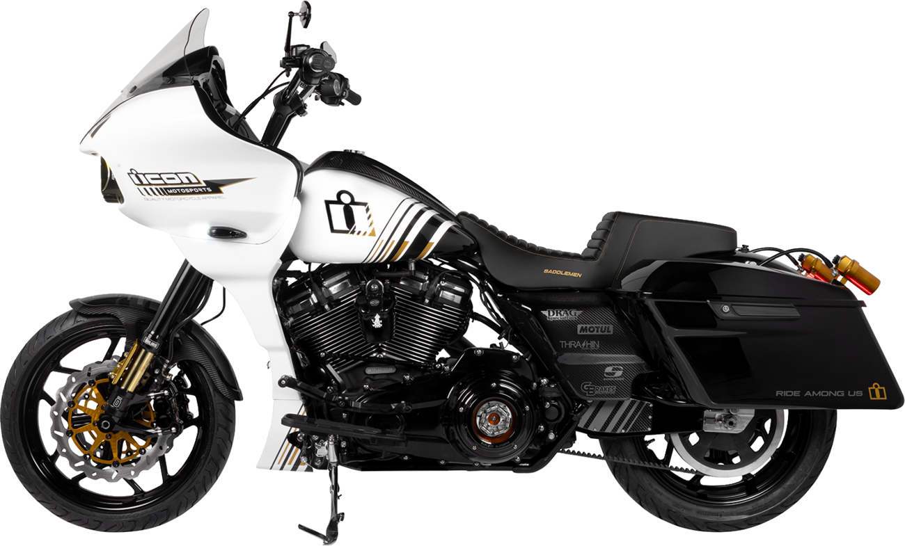 Step-Up Seat - Front Tuck-N-Roll - Black - FL '08-'24