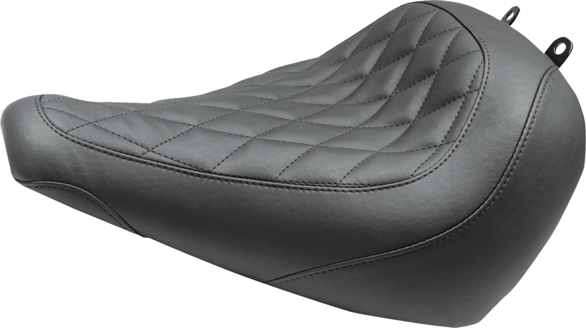 Wide Tripper™ Solo Seat - No Backrest - Diamond - Black Stitch - FXBR '23-'25