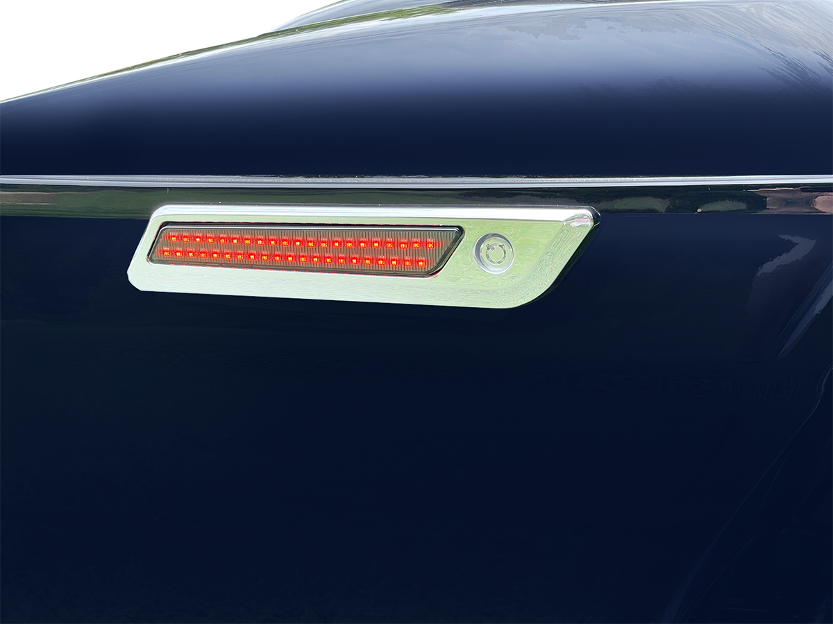 Latch Light - Saddlebag - Dual Color - Smoke - Chrome
