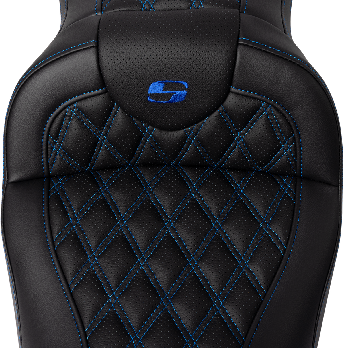 Roadsofa™ Seat - With Backrest - Blue Stitch - FL '08-'23