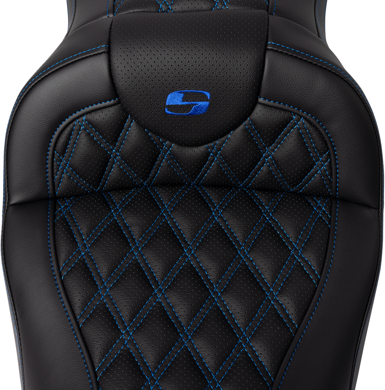 Roadsofa™ Seat - With Backrest - Blue Stitch - FL '08-'23