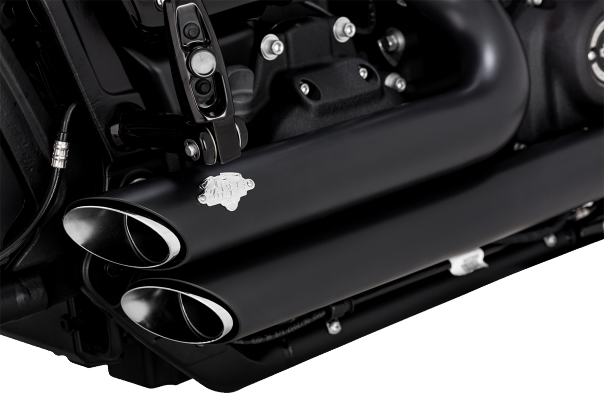 Shortshots Staggered Exhaust System - Matte Black