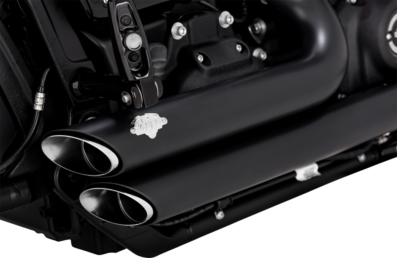 Shortshots Staggered Exhaust System - Matte Black