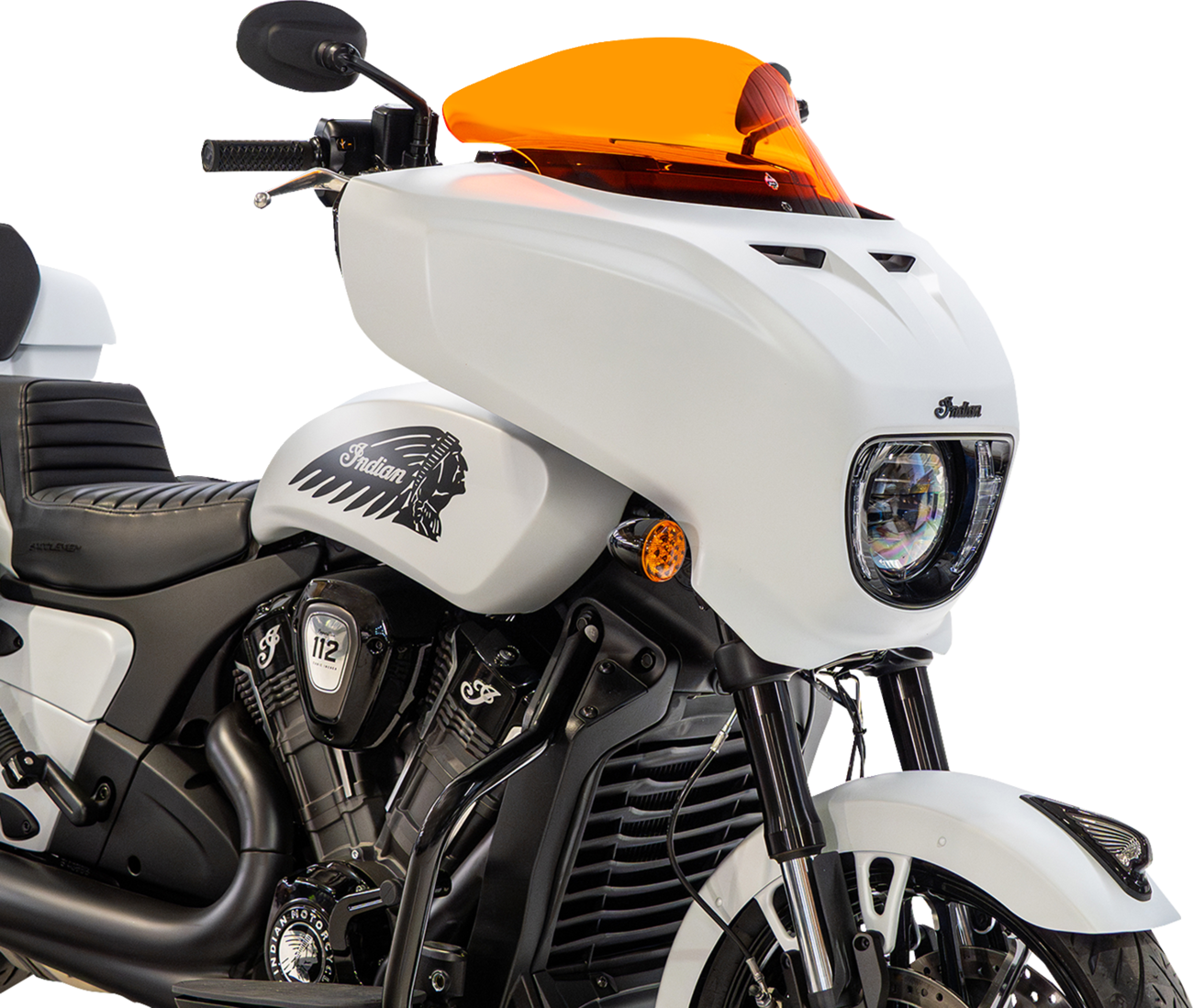 Windshield - 9" - Orange - Chieftain PowerPlus/Roadmaster PowerPlus