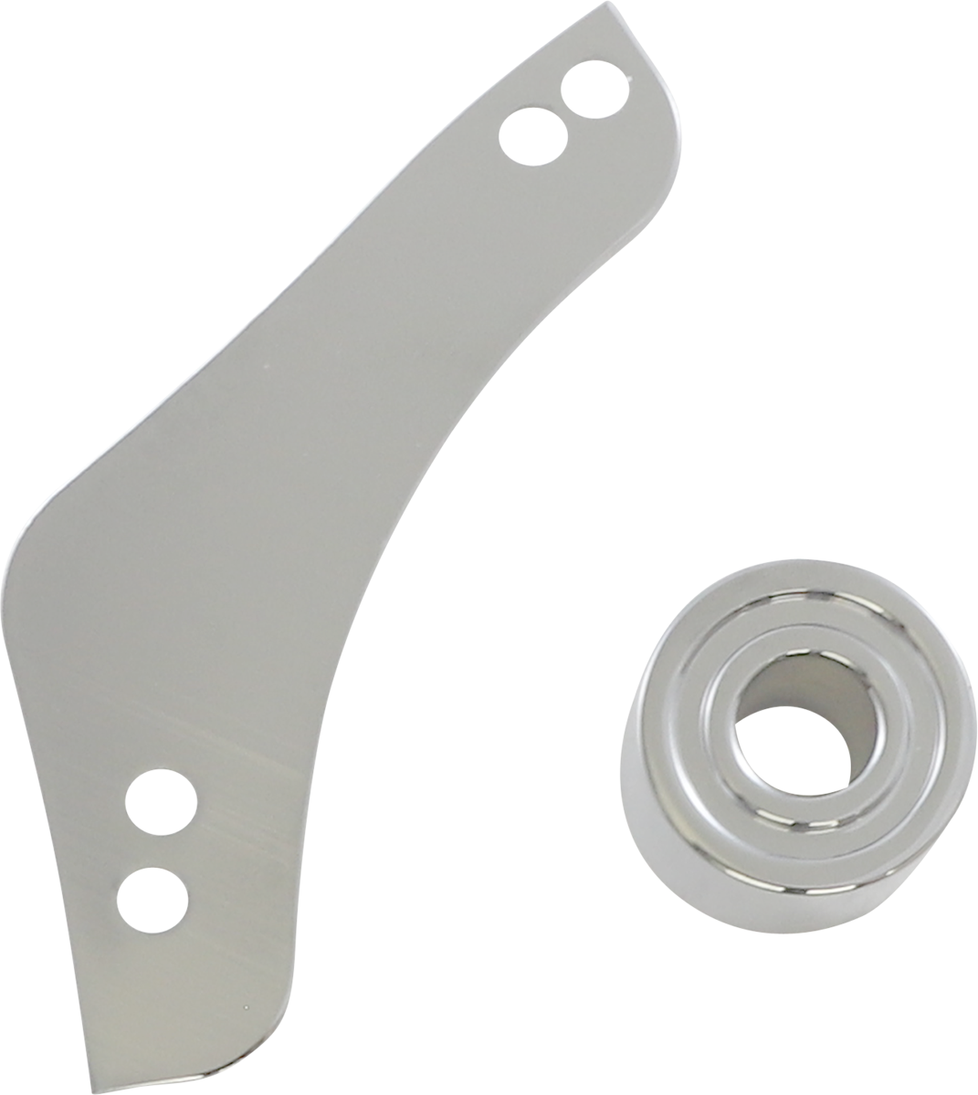 Replacement Breather Bolt Cover Plate - Inverted/Method/Clear Tear/Sidekick - Right - Chrome