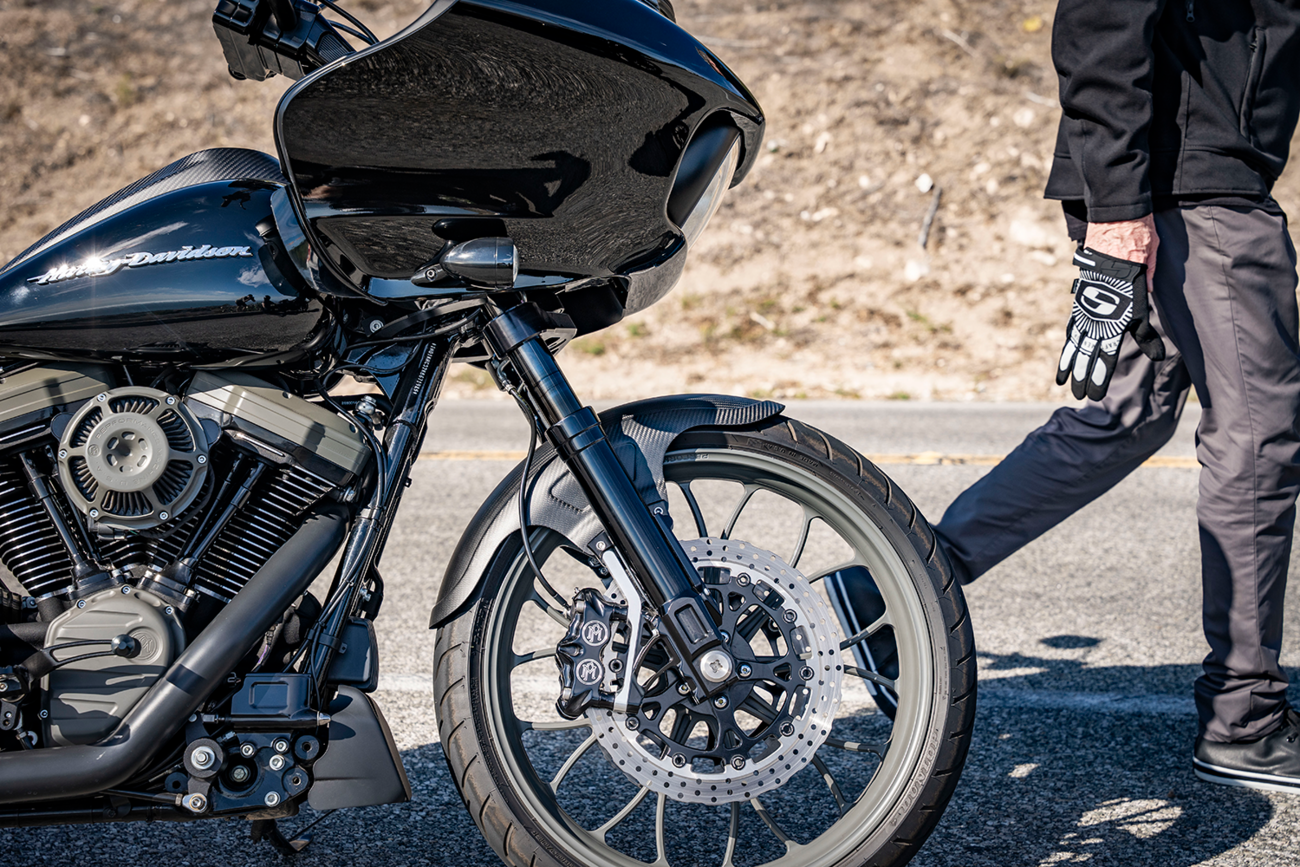Carbon Fiber Front Fender - Gloss - Touring '23-'25