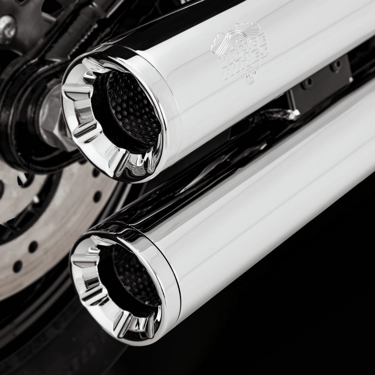 Eliminator 300 Slip-On Mufflers - Chrome