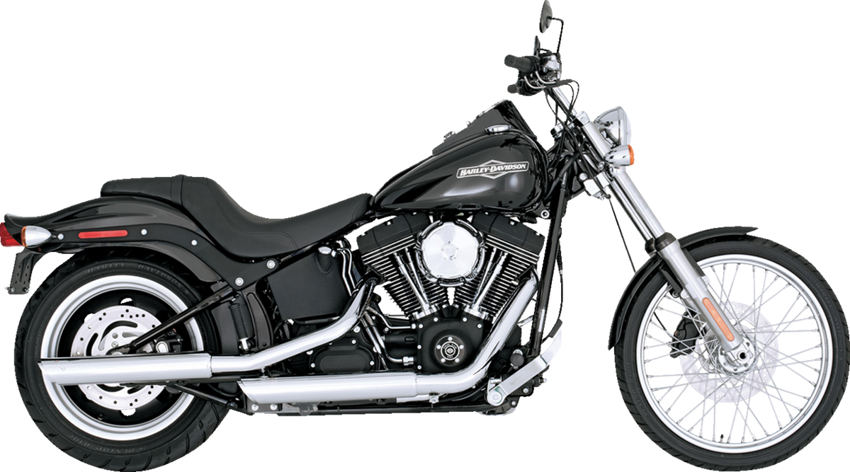 3" Twin Slash Slip-On Muffler - Chrome