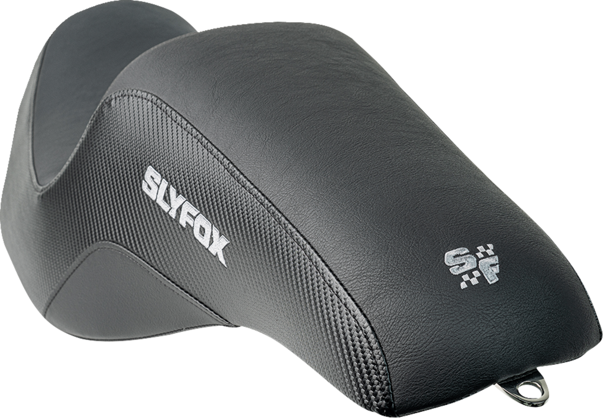 Drifter Tour Seat - Vinyl W/ Slipstop - Gray Logo - FL '23-'24