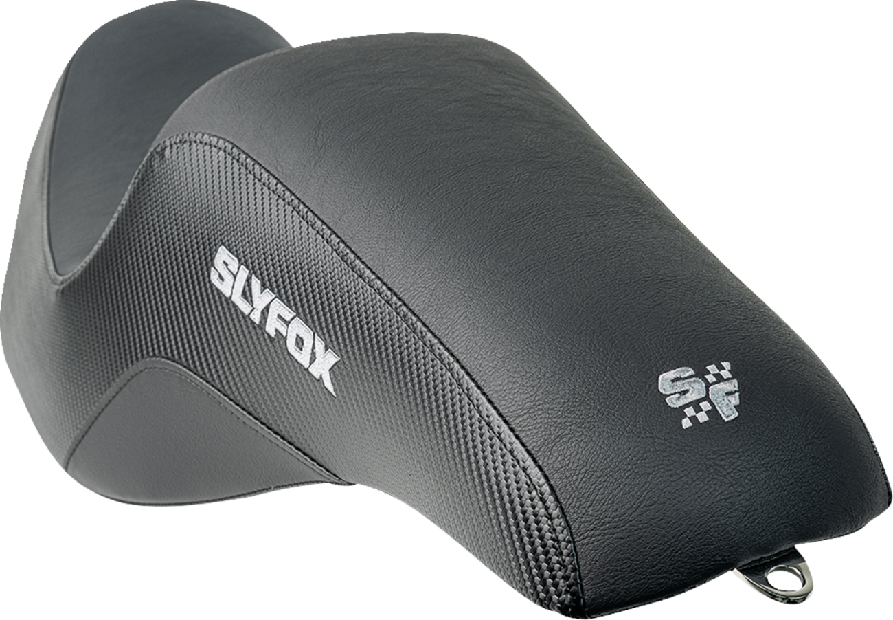 Drifter Tour Seat - Vinyl W/ Slipstop - Gray Logo - FL '23-'24