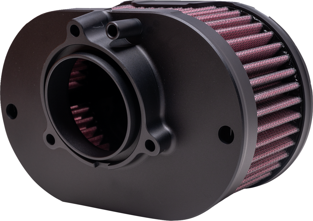 Oval Air Cleaner Kit - Black - Touring/Softail