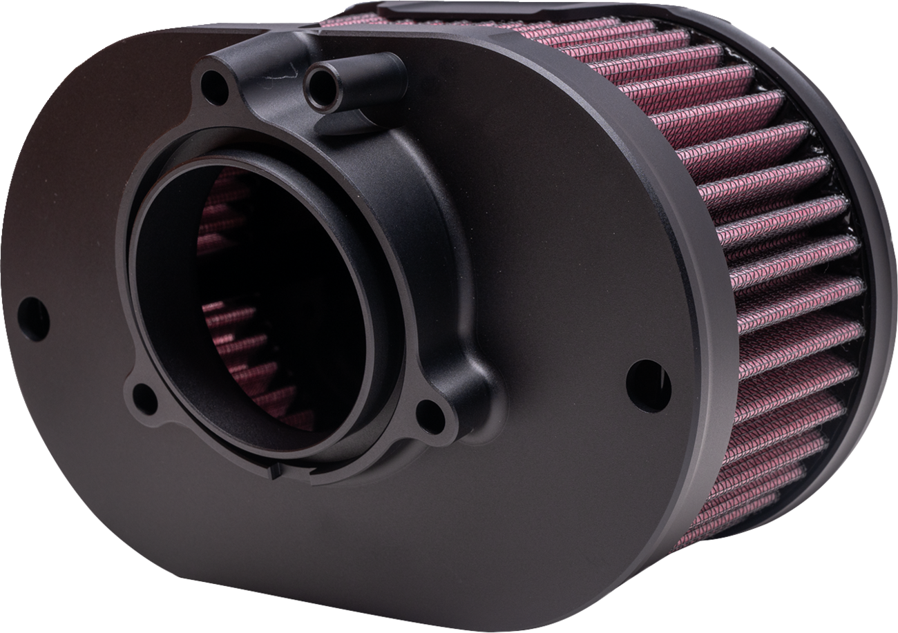 Oval Air Cleaner Kit - Black - Touring/Softail