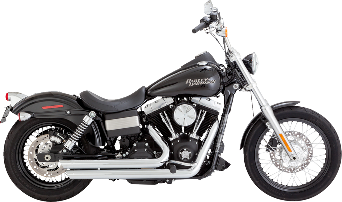 Big Shots Staggered Exhaust System - Chrome