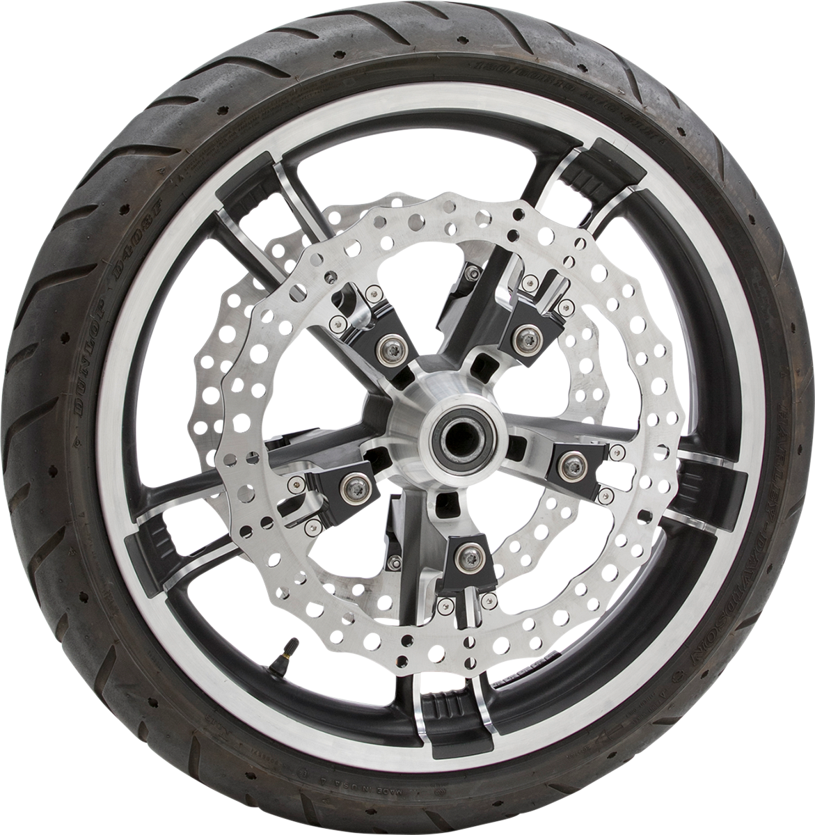 Jagged Left Brake Rotor - Touring - 14"