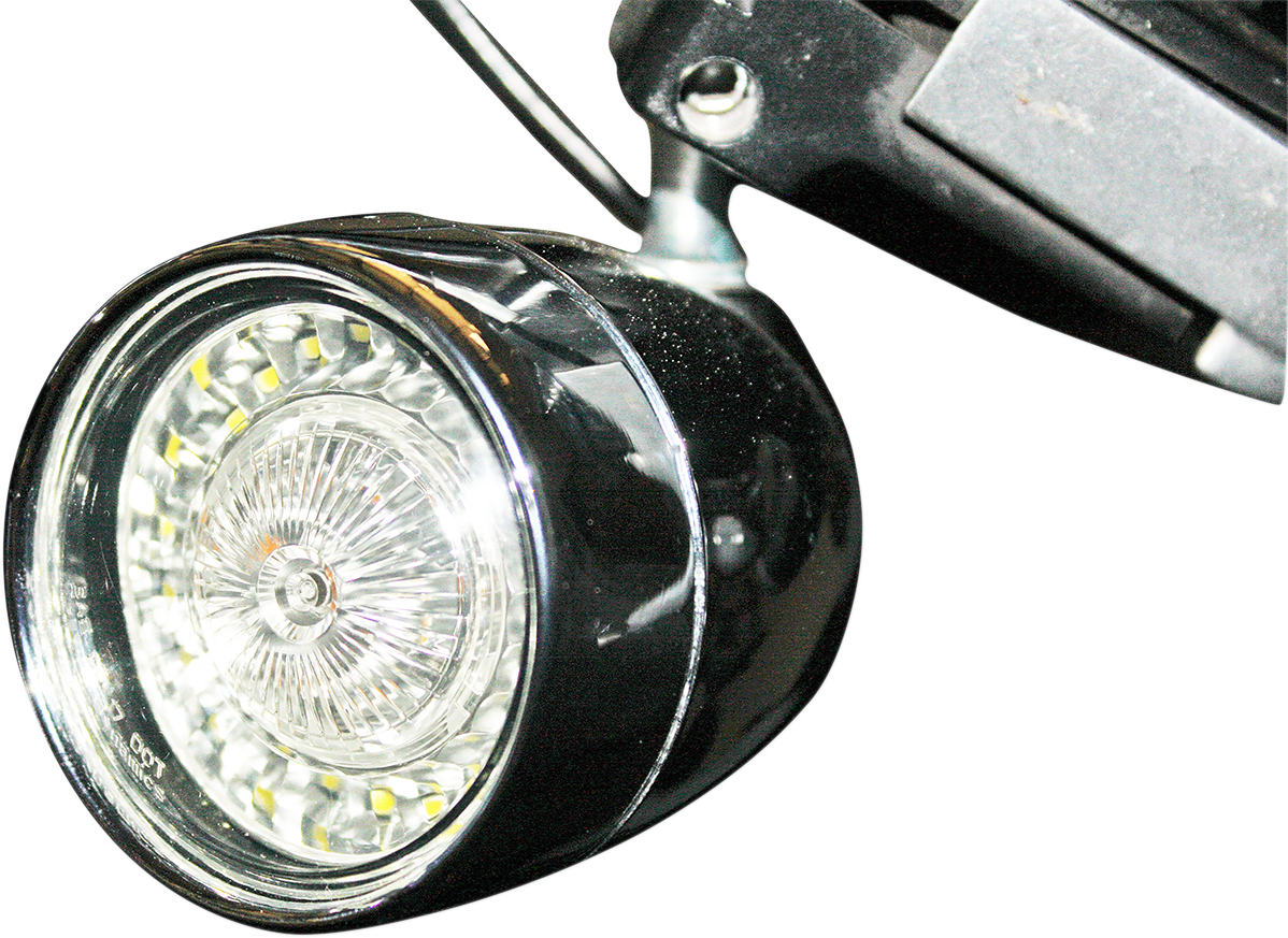 Bullet Turn Signal - 1157 - Chrome - Smoke Lens