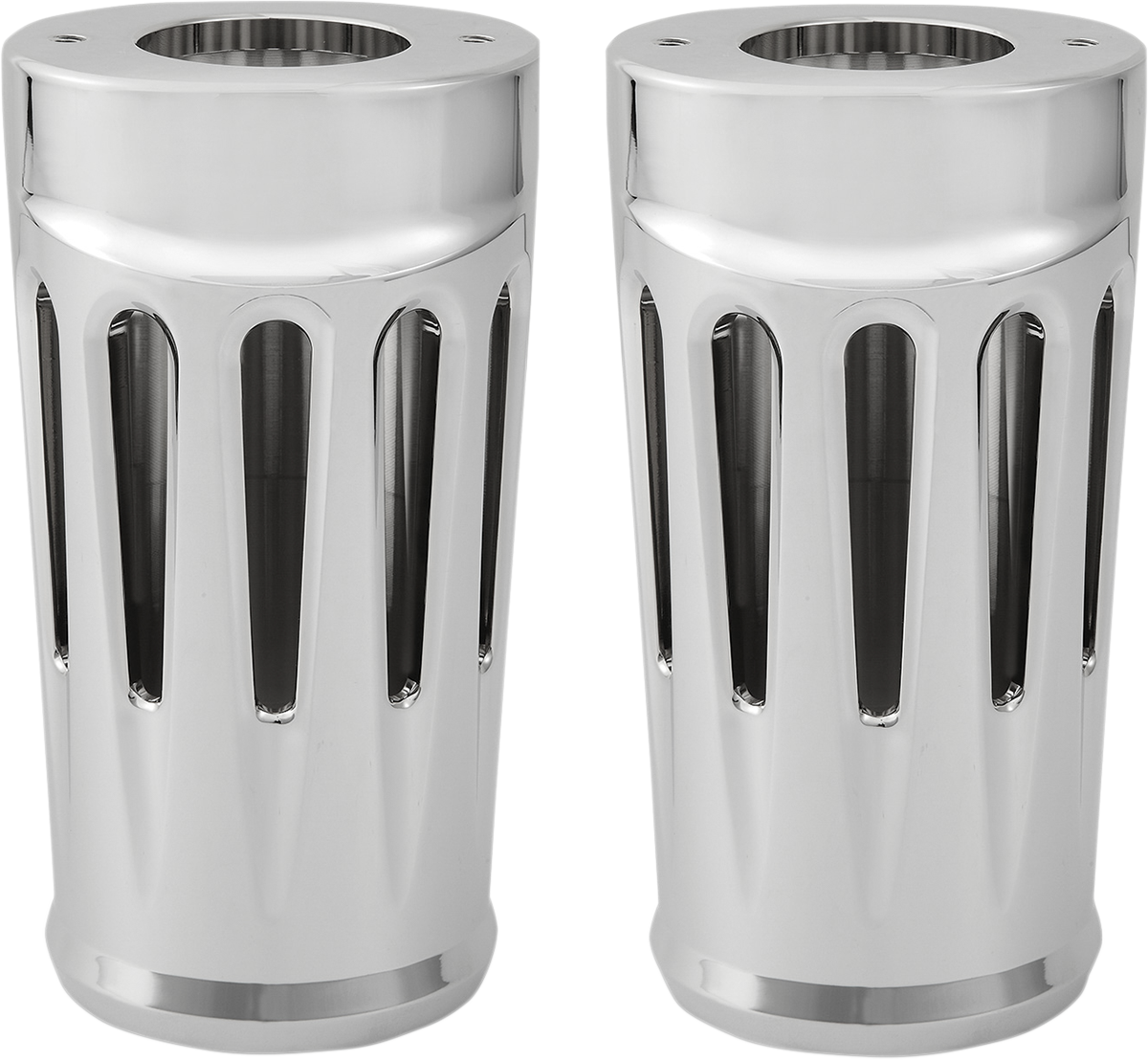 Fork Boot Covers - Chrome - Deep Cut - FL