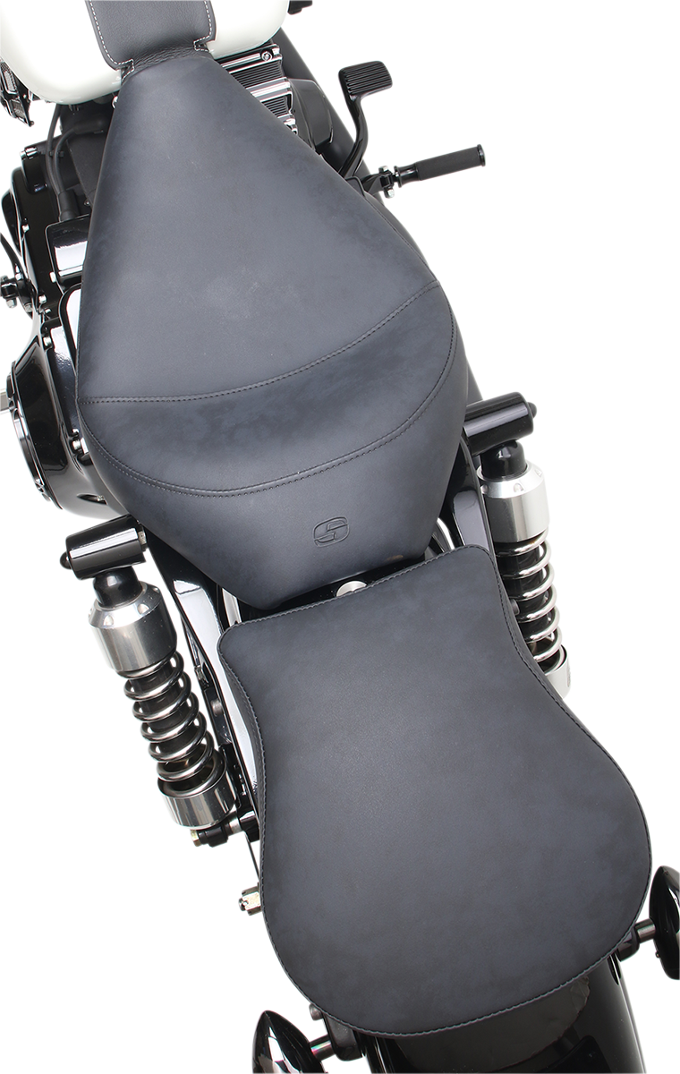 Detachable Pillion Pad - Saddlehyde S3 - Contoured - Brushed - 9"
