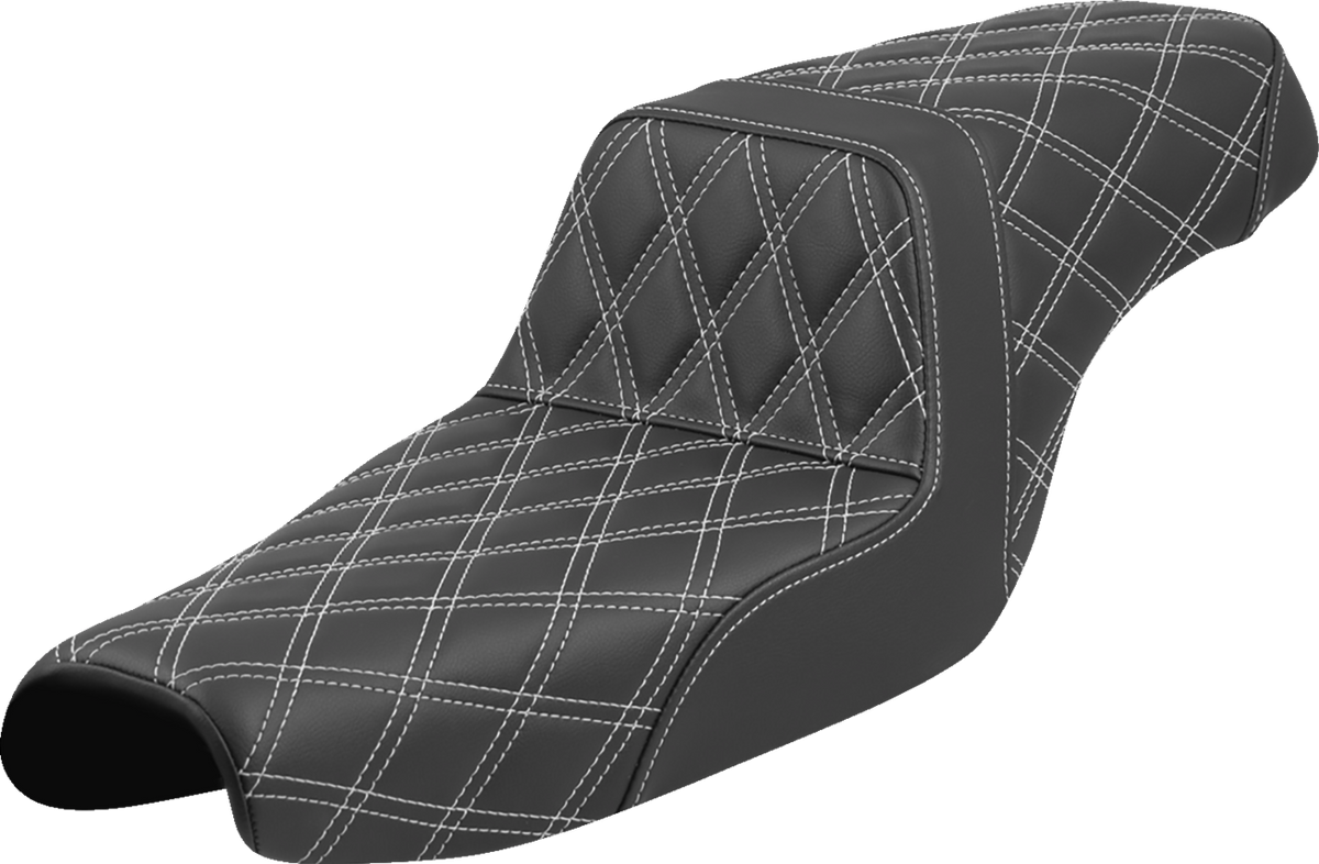 Step-Up Seat - Lattice Stitch - White Stitch - XL '04-'22
