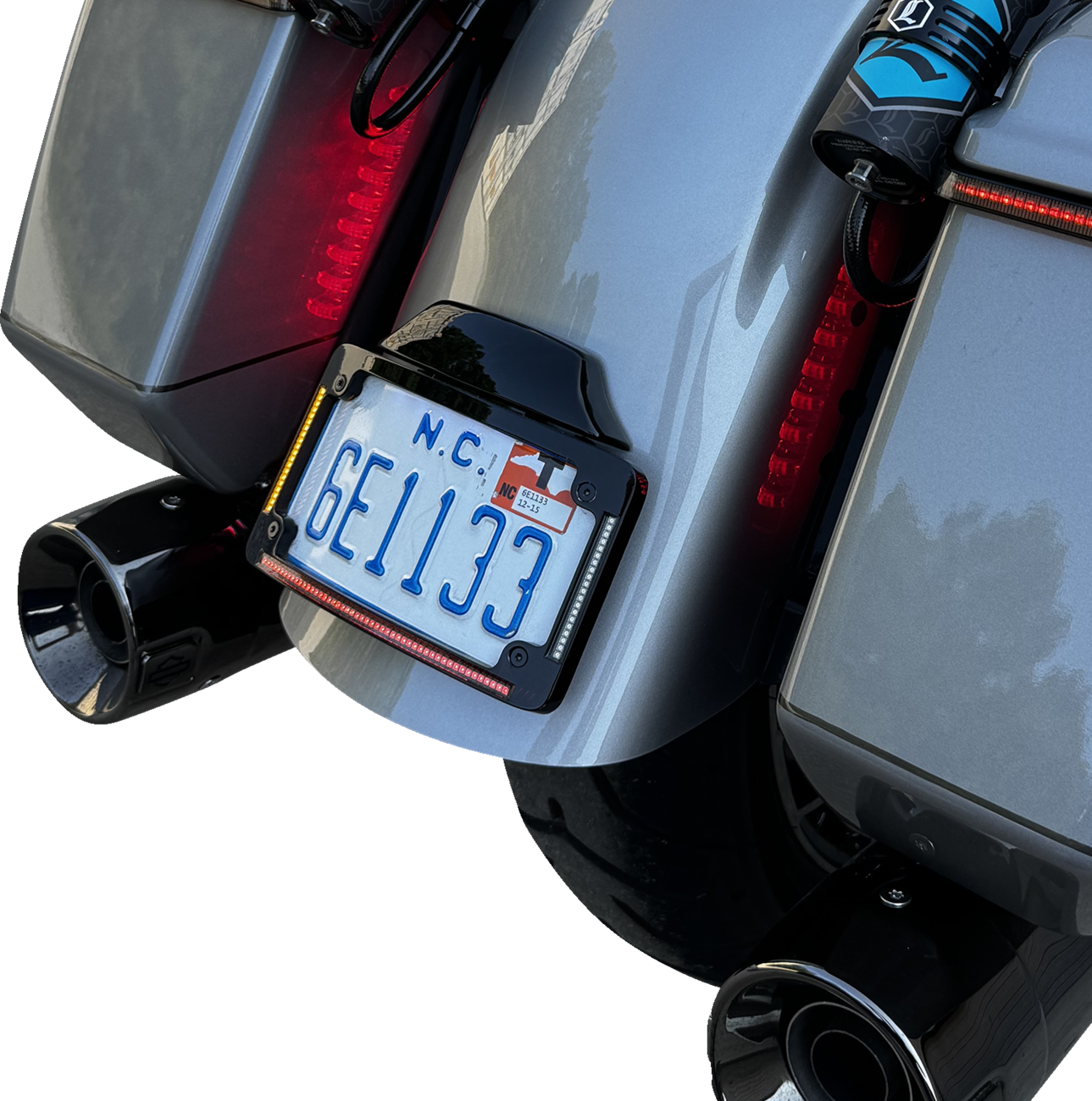 All-In-One Auxiliary LED License Plate Frame