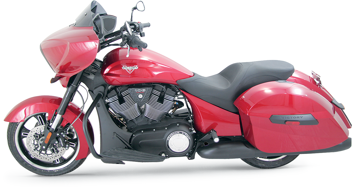 Wide Vintage Touring Seat - Without Backrest Receivers