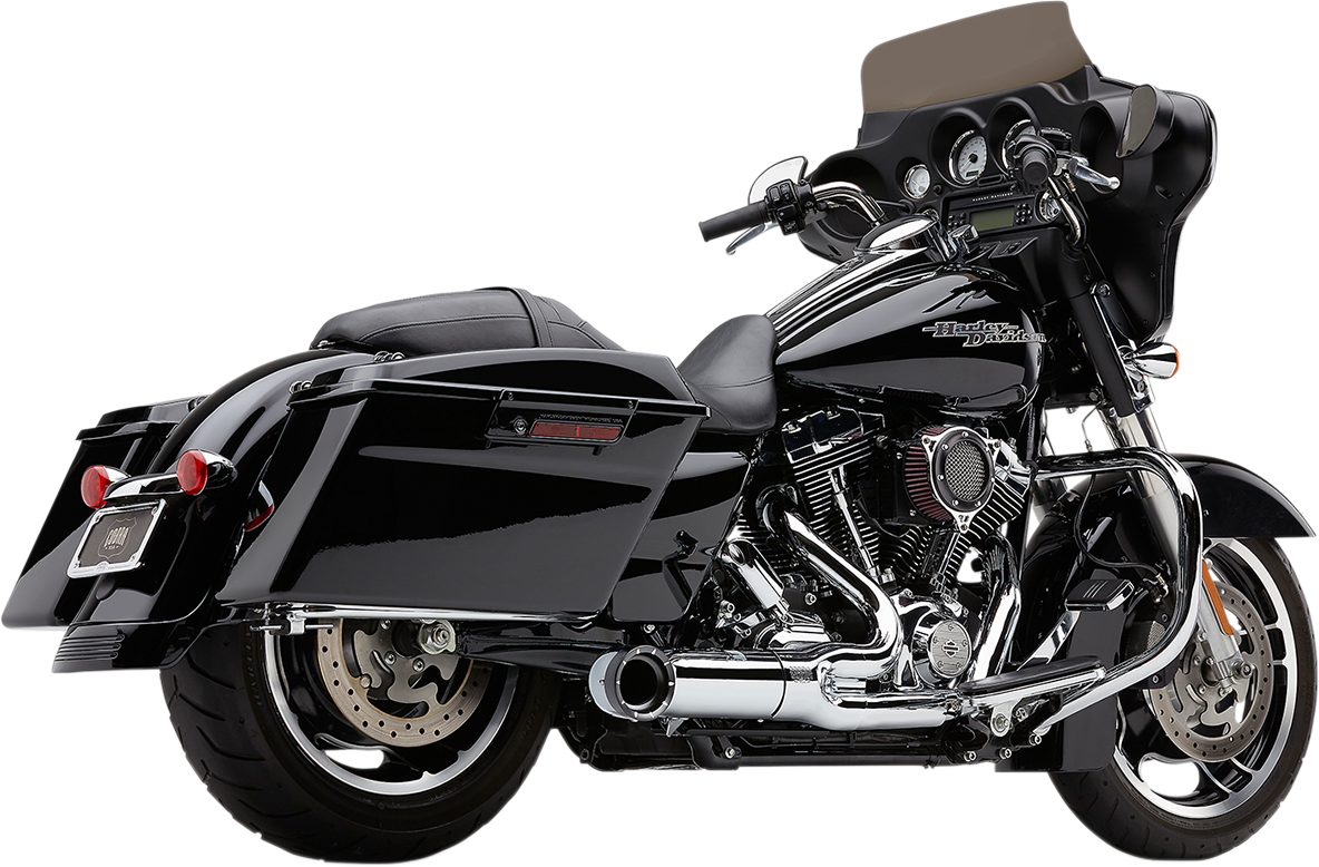 Turn Out 2-Into-1 Exhaust System - Chrome