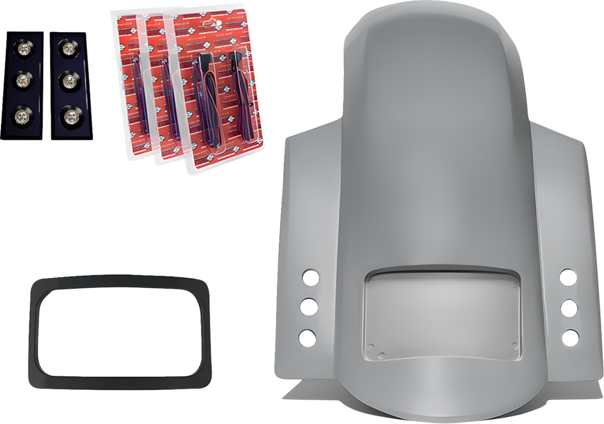 Short Sport Rear Fender With Thunder Pods