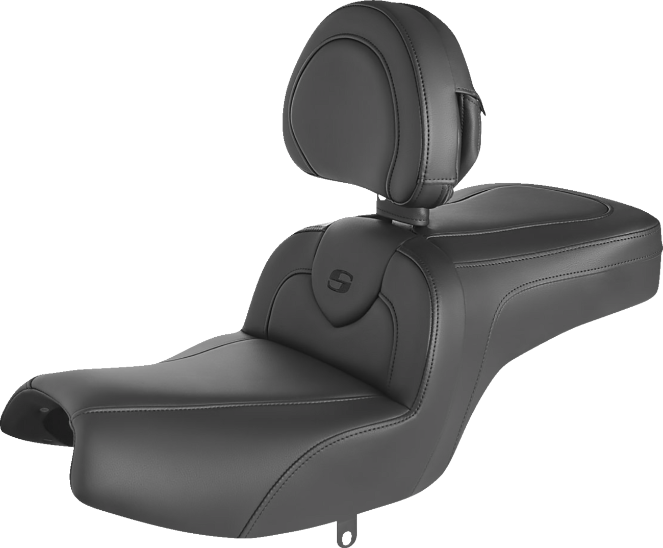 RoadSofa™ Seat - With Backrest - Black/Black Stitching - Challenger/Pursuit '20-'24