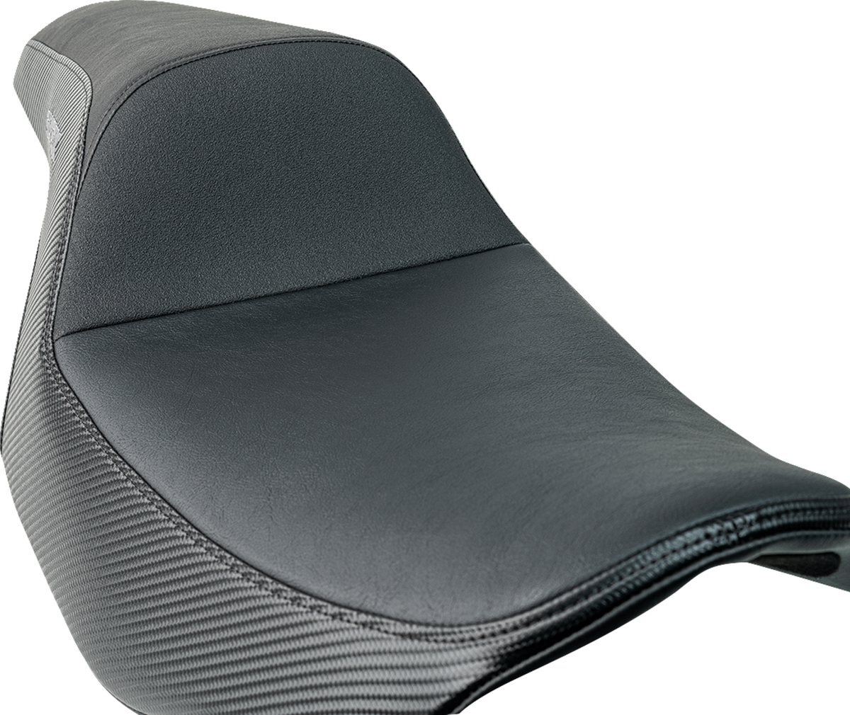 Drifter Tour Seat - Vinyl W/ Slipstop - Gray Logo - FL '23-'24