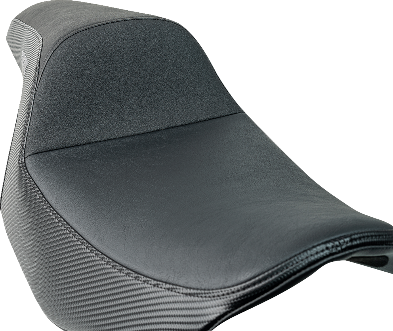 Drifter Tour Seat - Vinyl W/ Slipstop - Gray Logo - FL '23-'24